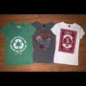 Obey women’s tees